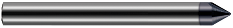 817516-C6 Harvey Tool 1/4 Dx60 DEGx.030 TIP HARD ENG 2 FL Nano