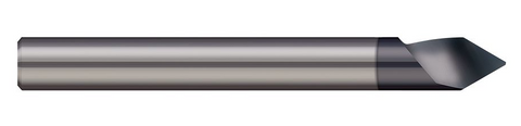 764708-C3 Harvey Tool 1/8Dx .005 FLAT 60 DEG SPIRAL ENGR AlTiN