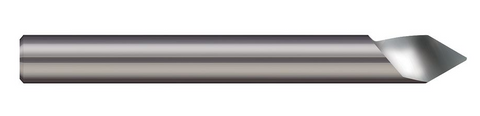 764708 Harvey Tool 1/8 D x .005 FLAT 60 DEG SPIRAL ENGRAVER