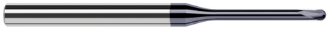 919120-C6 Harvey Tool .020 DIA BALL HARD MILL, 10x RCH, 2 FL
