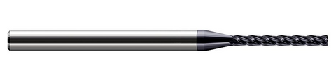 830810-C3 Harvey Tool .187 D x .010 R 8x LONG FLUTE 4FL AlTiN