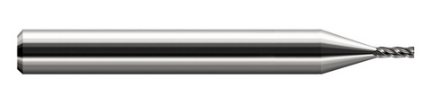 761731 Harvey Tool .031 D x 1/4 SHANK, 3X LOC 4FL