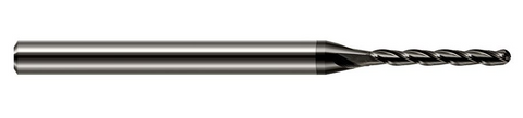 957262-C4 Harvey Tool .062 BALL CARB 10x LONG FLUTE EM, DIAMND