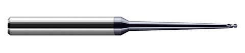 778131-C6 Harvey Tool .031 BALL x 0.5 RCH CLEAR EM, 4 FL, NANO