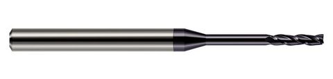 776093-C3 Harvey Tool .093 D CARB 13x LONG FLUTE EM, 4FL AlTiN
