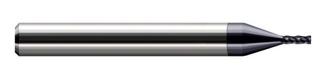 761747-C3 Harvey Tool .047 D x 1/4 SHANK, 3X LOC 4FL, AlTiN