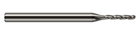 801608 Harvey Tool .125 BALL CARB 4x LONG FLUTE EM, 4 FL