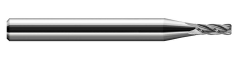 790345 Harvey Tool 1/4 D x 45 DEG LONG CHAMFER, 2 FL