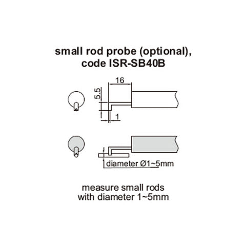 Insize ISR-SB40B SMALL ROD PROBE