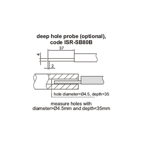 Insize ISR-SB80B DEEP HOLE PROBE