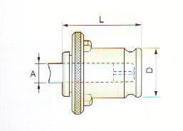 QCT24008 QCT 24, TAP SIZE 3/4, SHANK DIAMETER 0.5900,  SQUARE DIMENSION 0.442 TAP ADAPTOR BILZ#2