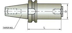 QL014 1 V50 1" SEMI-FLUSH MILL HOLDER