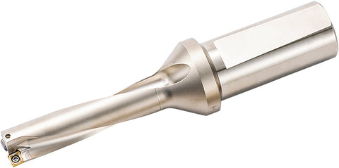 Kyocera S075DRV0562404, DRV Magic Drill 0.5625" Cutting Diameter, 4xD, Coolant-Through Indexable Insert Drill