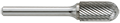 Garr 61072 SC-6D SC-6D DOUBLE CUT CARBIDE BURR