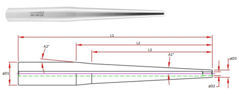 3/4" Extension 1/8" Shrink Fit Chuck