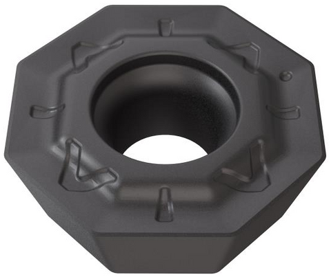 2.50" 5FL 43° FACEMILL WITH 10 ODMT06 INSERTS (Z=5)