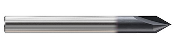 G9I52032N. YG0 x 1/2 x .433 x 3(60?) YGBASIX 2 Flutes  0deg. Helix Chamfer Mill(60?) Coated