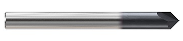 G9I53032N. YG0 x 1/2 x .250 x 3(90?) YGBASIX 2 Flutes  0deg. Helix Chamfer Mill(90?) Coated