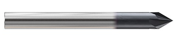 G9I55032N. YG0 x 1/2 x .433 x 3(60?) YGBASIX 4 Flutes  0deg. Helix Chamfer Mill(60?) Coated