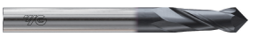 YG E5I33024 3/8"x2FL 90° Included Carbide Uncoated Drill Mill