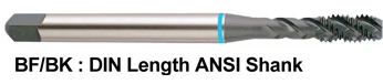 BG742H 7/8-9UNC 2B 140OAL HSS-EX 4 FLUTE MODI SPIRAL TAP DIN LENGTH HARDSLICK COATED