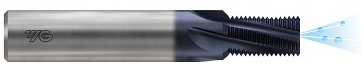 YG L427D310 M6 - 1 PITCH THREAD MILLS CARBIDE METRIC TIALN COATED W/ CHAMFER