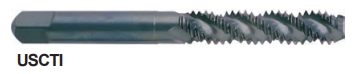 T6A85284 M5x0.8 D4 60.4L 3 FLUTE SPIRAL FLUTED BOTTOM  STEAM OXIDE TAP FOR GENERAL PURPOSE - METRIC