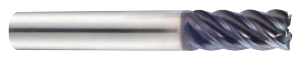 UGMH07024 3/8(R.030) x 3/8 x 1/2 x 1-1/8 x 4 TitaNox-POWER 5 FLUTE CORNER RADIUS EXTENDED NECK END MILL