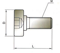 ZZ035 3/4 SHELL MILL LOCK SCREW 3/4