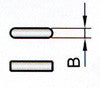 ZZ042 KEY  FOR STUB 1" KEY  FOR STUB 1"