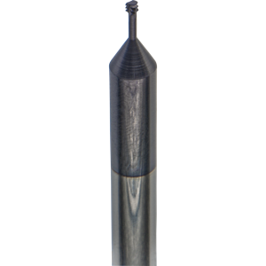 MTS 0250 C20 48 UN MT7. 4-48 Size x .075" Diameter x .200" Reach x 3 Flute x 1/4" Shank Thread Mill