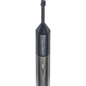 MTS 0250 C40 32 UN MT7. 6-32 Size x .100" Diameter x .410" Reach x 3 Flute x 1/4" Shank Thread Mill