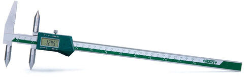 ELECTRONIC CENTERLINE/EDGE TO CENTER CALIPER, upper jaw .2-12" /5-300mm, lower jaw .4-12"/10-300mm