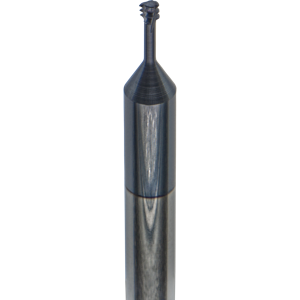 MTS 0250 C28 32 UN MT7. 6-32 Size x .100" Diameter x .280" Reach x 3 Flute x 1/4" Shank Thread Mill