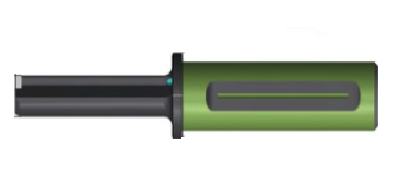 Dumont CNC 99149 18/26-1 1/4-L Insert holder with 1 1/4" dia. shank and 9.803" working length