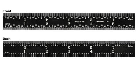 52-347-018-0. EZ RD RGD RULE 5R 18"