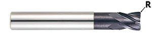 GM839030 3.0(R.3) x 6.0 x 4.0(7) x 50 N2.8 X-POWER PRO 4FL STUB CR END MILL