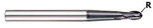 GM902010 1.0(R.5) x 6 x 2 x 4 x 23 x 60 N2 1°30 X-POWER PRO 2FL BALL TAPER NECK END MILL