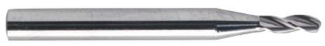 Gmauvais 3100110R 1.10 MM 3 FLUTE 140-SHORT CROSS DRILL - CARBIDE
