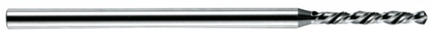 Gmauvais 6100126R 1.26 MM 2 FLUTE 120 - DRILL 7 x d - CARBIDE