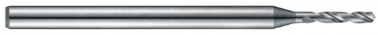 Gmauvais 6130022R 0.22MM 3 MM SHANK 2-FLUTE 120 - DRILL 5 X D CARBIDE