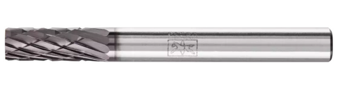 HICOAT® Bur - Cylind. (Rad. End), ALU Cut - 1/2" x 1" x 1/4" Shank - SC-5, NFE Coating