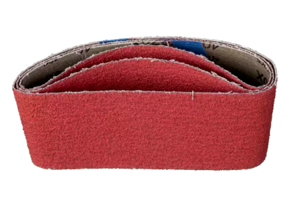 3-1/2" x 15-1/2" Coated Portable Belt - Ceramic Oxide CO-COOL - 60 Grit