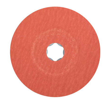 COMBICLICK® Fiber Disc, 5" Dia. - Aluminum Oxide A-COOL, 50 Grit