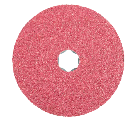 COMBICLICK® Fiber Disc, 5" Dia. - Ceramic Oxide CO-COOL, 60 Grit