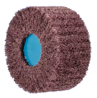 4" x 2" POLINOX® Non-Woven Finishing Drum - 5/8-11 Thread, PNL Type -A/O 180 Grit