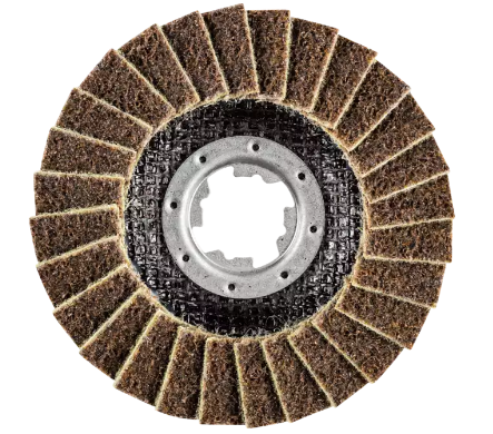 5" POLIVLIES® AO Non-Woven Flap Disc - 7/8" X-LOCK - Medium Grade