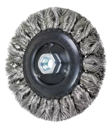 4-7/8" COMBITWIST® Stringer Bead Wheel - .020 SS Wire, 5/8-11 Thread
