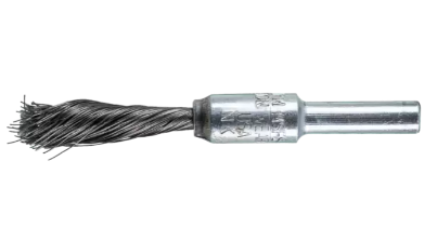 1/4" Dia. SINGLETWIST® Knot End Brush - .020 CS Wire, 1/4" Shank
