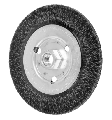 5" J-Bevel Stringer Bead Brush - .014 CS Wire, 5/8-11 Thread, ECAP® Grade E4